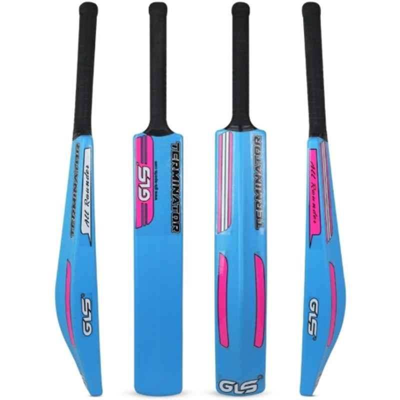 GLS Terminator 800-850g PVC Sky Blue & Magenta Heavy Cricket Bat for 15+ Yrs