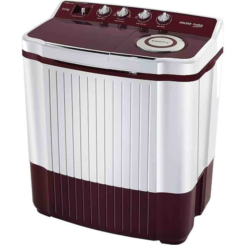 Voltas Beko WTT75DT 7.5Kg Burgundy Semi Automatic Washing Machine