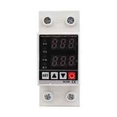 Ametron 63A 220V LED Adjustable Over & Under Voltage Protector with DIN Rail Mount & Auto Re-Connect, AVP-63