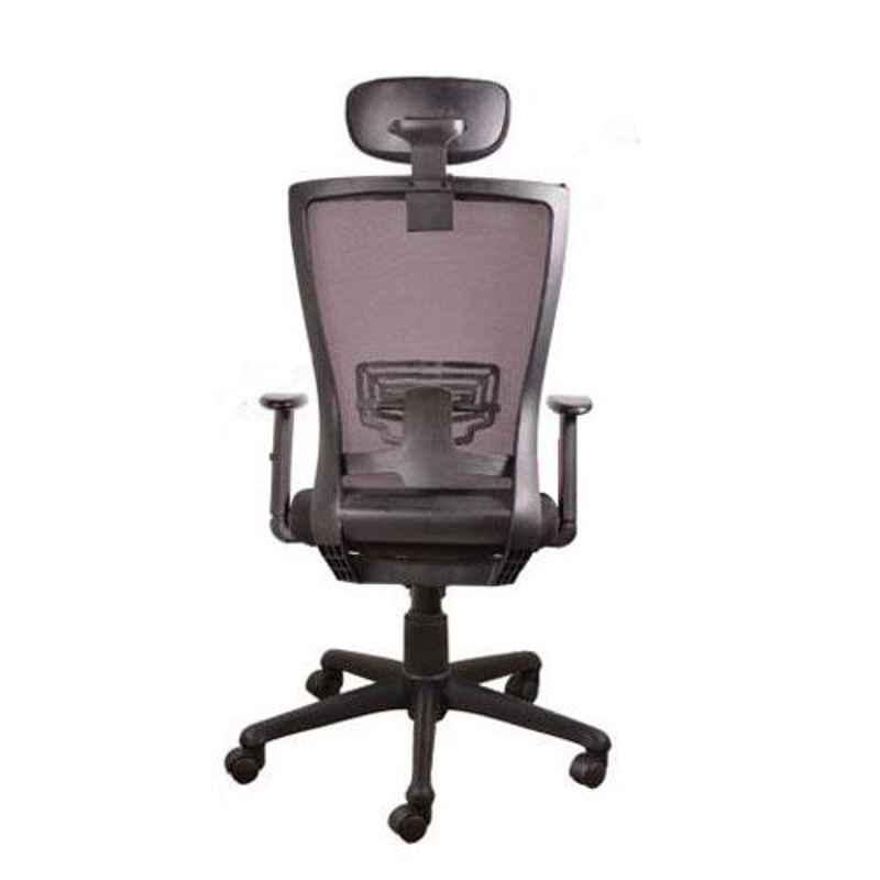 Official Comfort MAJESTY-HB High Back Black Hydraulic Office Chair with Adjustable Handle, 1014