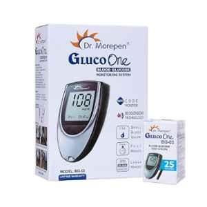 Dr Morepen Dr. Morepen Gluco One Monitor Kit with 25 Test Strips, BG 03