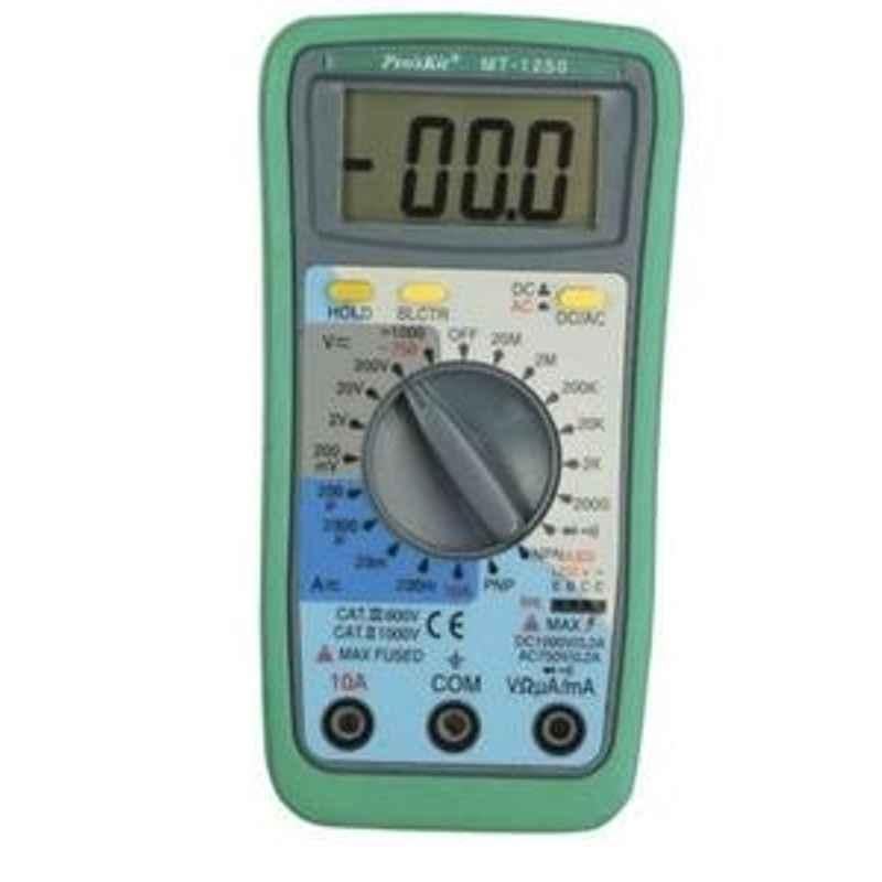 Proskit MT-1250 Professional Multimeter AC Voltage 200mV to 750V