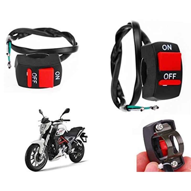 Auto Pearl 7/8 inch 12V Bike Fog Light Handle Bar Switch for Benelli TNT 25