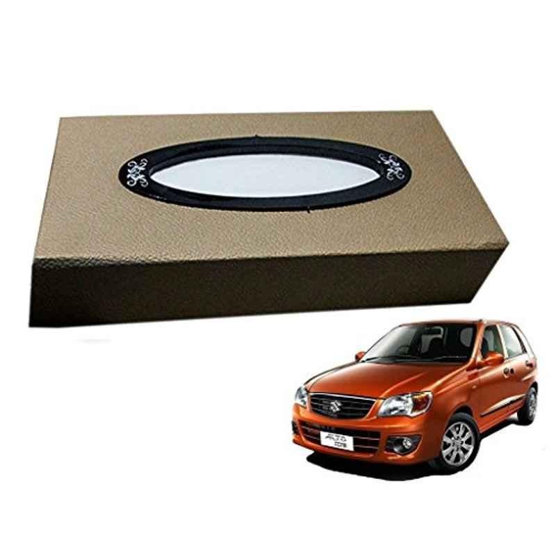 Kozdiko 200 Sheets 100 Pulls Beige Tissue Paper Box for Maruti Alto K10, koz_32324