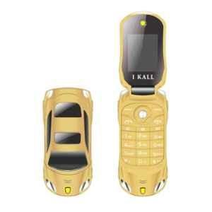 I Kall K75 1.8 inch Gold Multimedia Car Keypad Phone