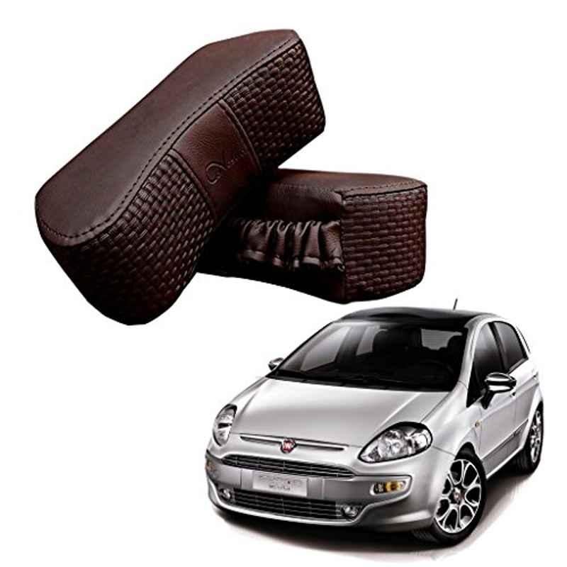 Kozdiko 2 Pcs Memory Foam Cola Neck Rest Cushion Pillow Set for Fiat Punto Evo