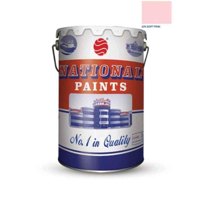 National Paints 3.6L Soft Pink Plastic Emulsion, NP-674-3.6
