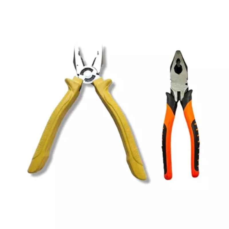 Sky Blue 2 Pcs 7.8 inch Lineman Plier Combo, SBE_PLIER_COMBO_MOD_01625