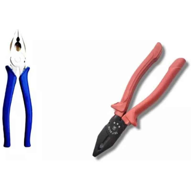 Sky Blue 2 Pcs 7.8 inch Groove Plier Combo, SBE_PLIER_COMBO_MOD_00067