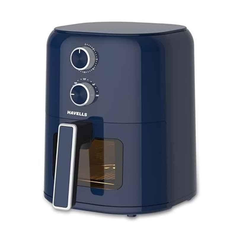 Havells Prolife Brio 4.2 Litre 1350W ABS Blue Air Fryer with Aero Crisp Technology for Air Circulation & 2 Years Warranty, GHCAFSTB135