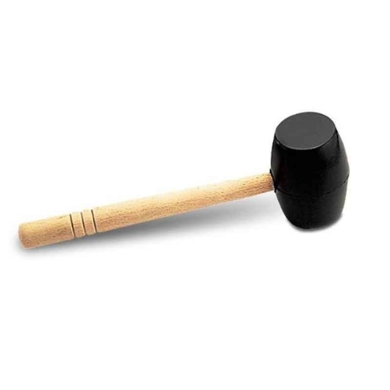 Rubi 250g Black Rubber Mallet Hammer, 65904