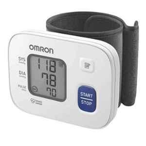 Omron HEM-6161 White Wrist Blood Pressure Monitor
