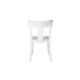 Supreme Deck Wooden Looks White Plastic Cafeteria Chair (Pack of 4)