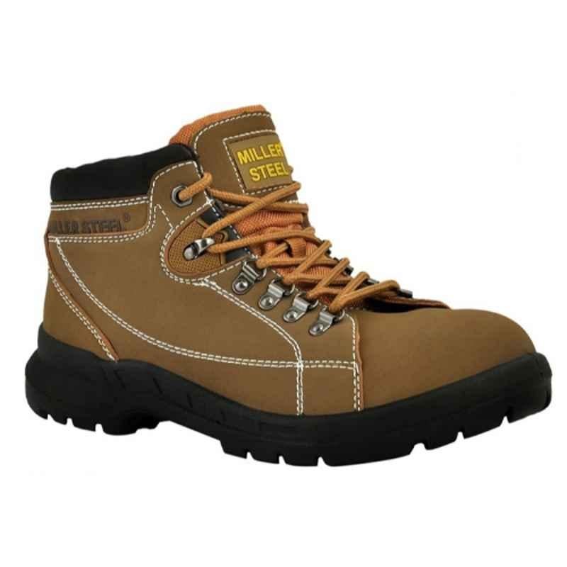 Miller MHHM Steel Toe Honey Safety Shoes, Size: 45