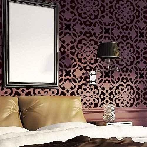 Buy Kayra Decor 24x40 inch PVC Circle Wall Design Stencil, KDS36128 Online  At Best Price On Moglix