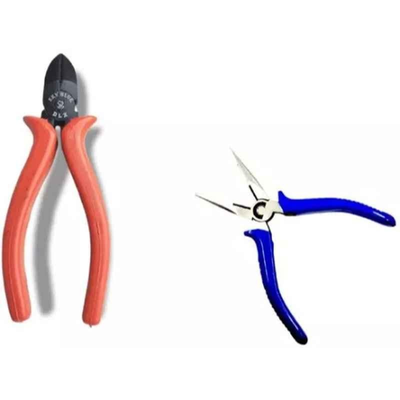 Sky Blue 2 Pcs 7.8 inch Stainless Steel Groove Plier Combo, SBE_PLIER_0783
