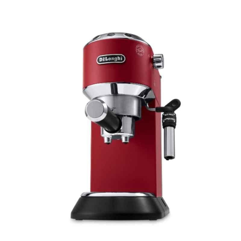 Delonghi 1350W Red Espresso Coffee Machine, EC685.R