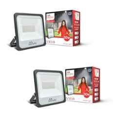 Murphy Xylo 50W 6500K Aluminium Cool White LED Flood Light for Outdoor (Pack of 2)