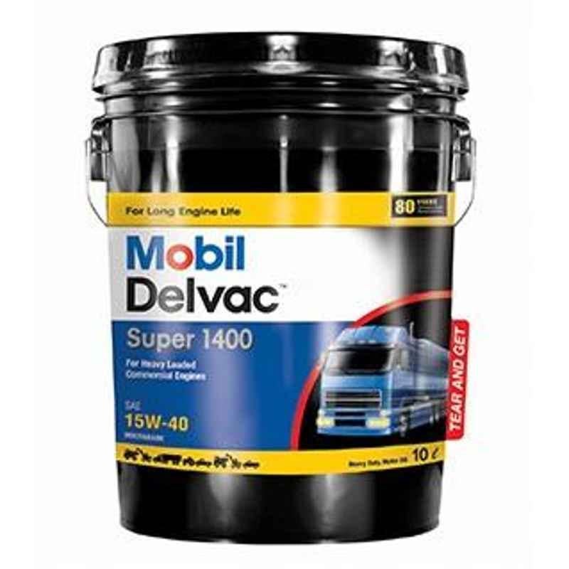 Mobil Devlac Super 1400 15W-40 Extra High Performance Diesel Engine Oil, Capacity: 15 L