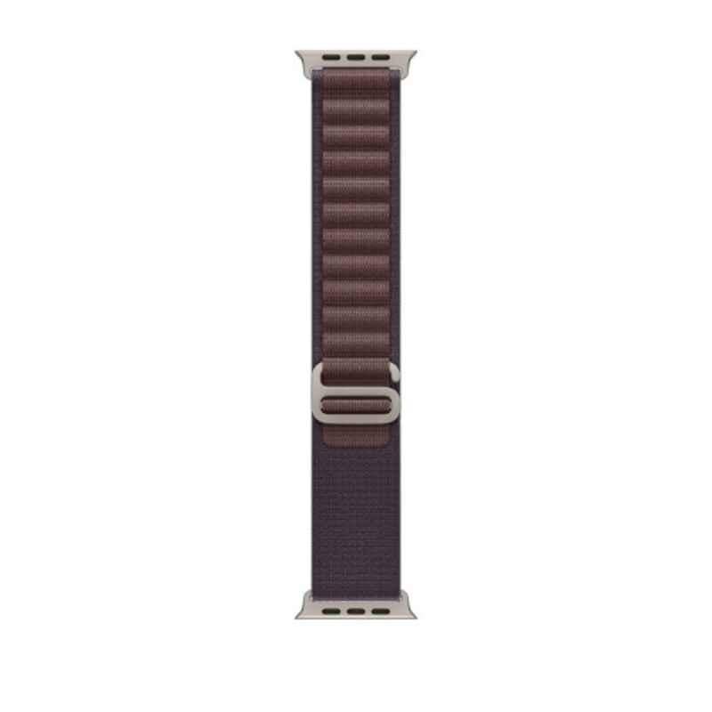 Apple MT5Q3ZE/A 49mm Polyester Indigo Alpine Loop, Size: Medium