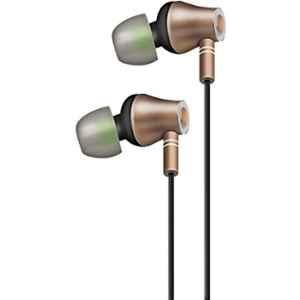 AT&T Metallic Gold In Ear Stereo Headphone with Mic, E10