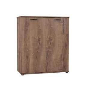 Zuari Furniture Dixi Brown Engineered Wood Storage Cabinet, 140162