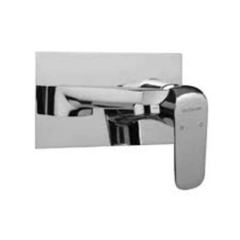 Hindware Fluid Chrome Brass Exposed Part Kit of Single Lever Basin Mixer, F400013