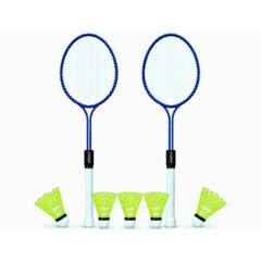STYRKR Royal Blue Junior Phantom 2 Pcs Multicolour Badminton with 5 Shuttlecock Badminton Kit