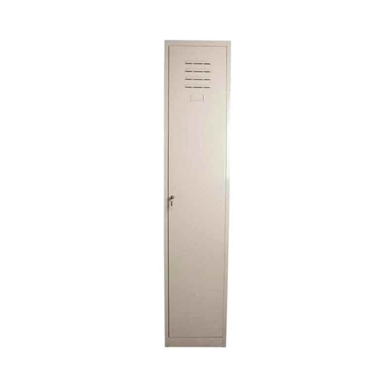 Godrej 38x45.7x183cm Combination Beige Godrej Single Door Locker File Cabinet, OMOEMSDSLBG