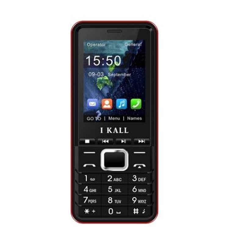 I Kall K33 New 1.8 inch Black & Red Feature Phone (Pack of 5)
