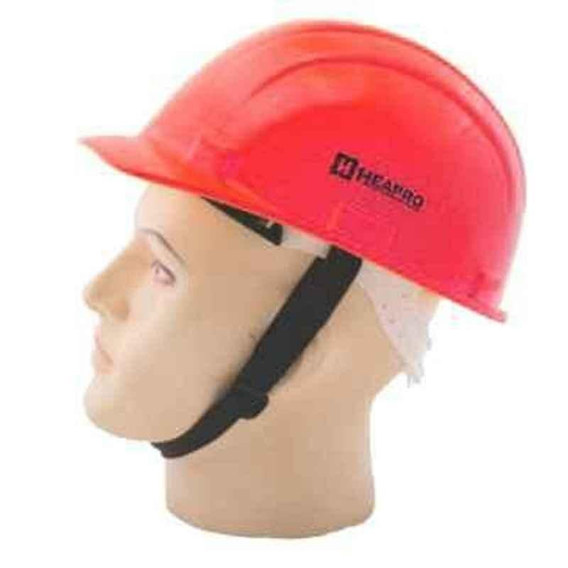 Heapro Red Ratchet Type Safety Helmet, VR-0011 (Pack of 10)