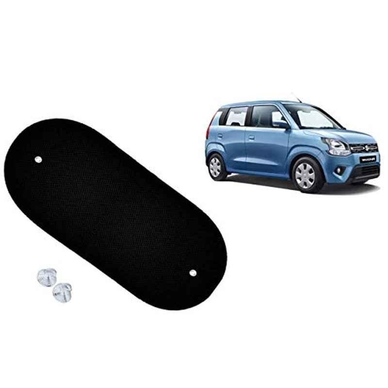 Auto Pearl 4 Pcs PVC & Mesh Black Window Side Sun Shade Set for Maruti Suzuki WagonR 2019, Chipkoo_BlkRear_WagonR2019