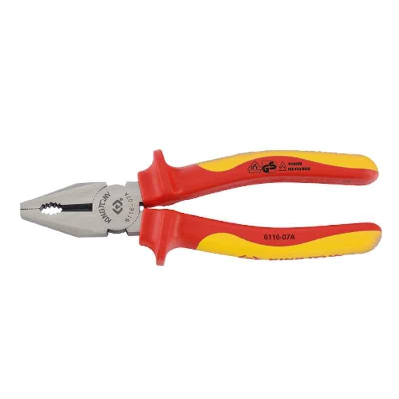 King Tony 8 inch VDE Insulated Combination Pliers, 611608A