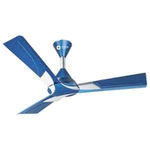 Orient Wendy 320rpm Azure Blue & Silver BEE Star Rated Ceiling Fan, Sweep: 1200 mm