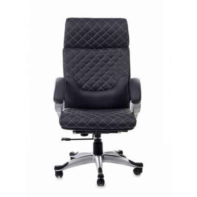 Mezonite High Back Black Leatherette Executive Class Office Chair, KI 205 (Pack of 2)