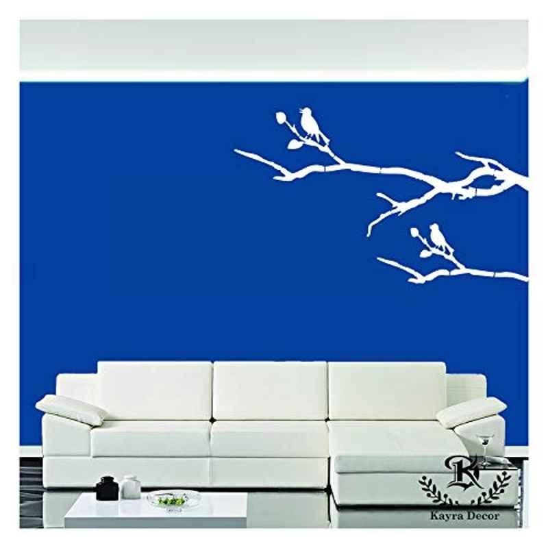 Kayra Decor 16x24 inch PVC Birds on Branches Wall Design Stencil, KHSNT081