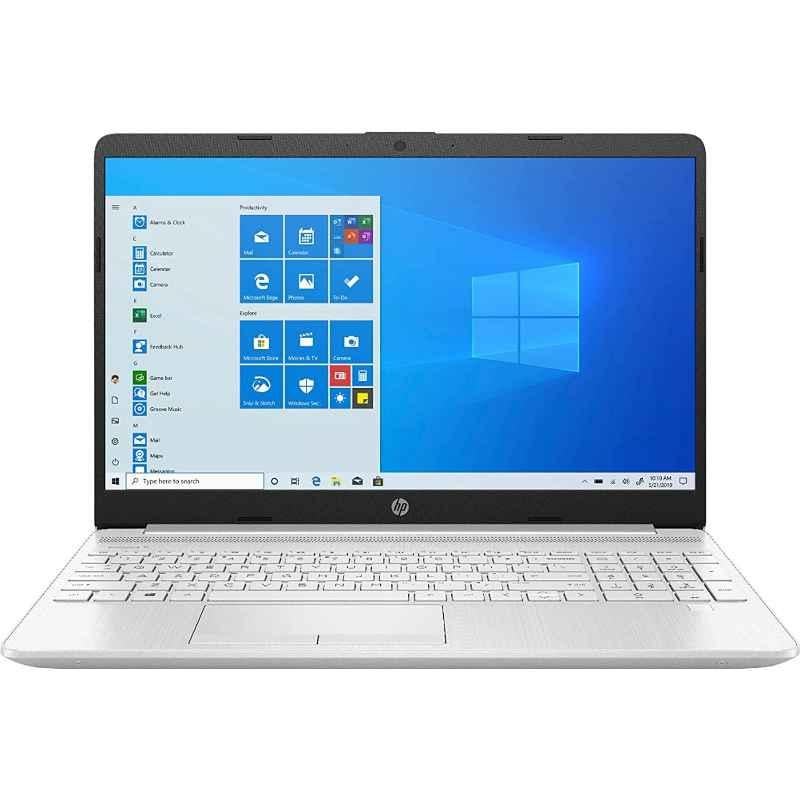 HP 15.6 inch 256GB SSD 8GB 11th Gen Intel Core i3-1115G4 Windows 10 Home Silver FHD Laptop, 15-DY2091WM