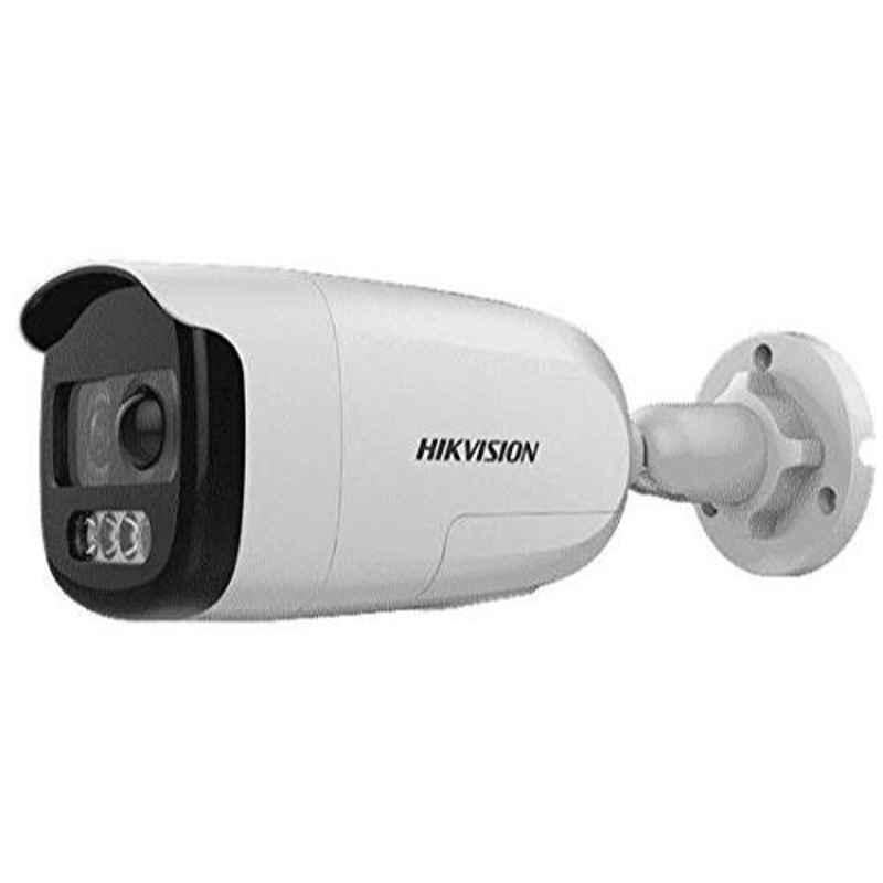 Hikvision 2 MP Pir Siren Pir Detection, Red And Blue Flashlight Alarm, Audio Alarm And Alarm Out Fixed Bullet Camera Ds-2Ce12D0T-Pirxf With Usewell Bnc/Dc