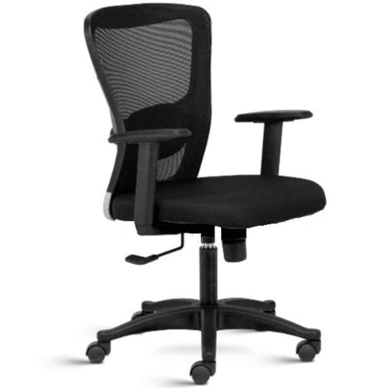 Smart Office Furniture 59x58x106cm Medium Back Chair with Up & Down Function, YL20967SB