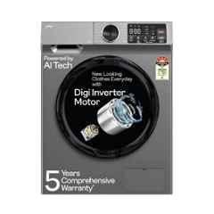 Godrej 10kg Silver Stream Front Load Fully Automatic Washing Machine, WFEON CEL 1014 IEBDT SLSR