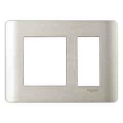 Schneider Electric Zencelo 4 Module Dark Grey Grid & Cover Frame, IN8404C(BZ) (Pack of 10)