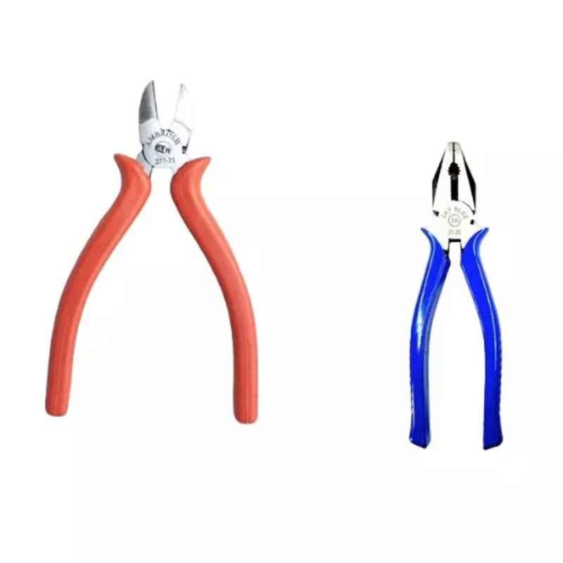 Sky Blue 2 Pcs 7.8 inch Lineman Plier Combo, SBE_PLIER_0477