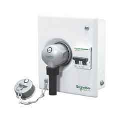 Schneider Electric Acti9 10A Metal Single Pole+N+E Power Socket Distribution with 2 Modules, A9HMS210