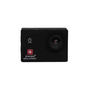 Swiss Military Black Wanderer Water Proof Digital Action Camera, CAM1