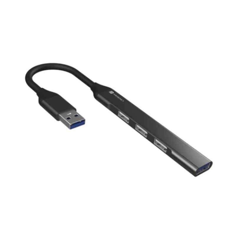 Portronics Mport 31 Grey 4 USB Ports USB Connector, POR 1484