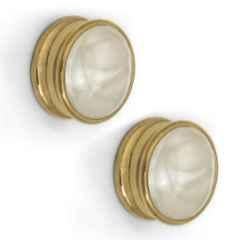 Plantex Knobs for Drawers/Drawer Knobs/Round Knob for Cabinets/Pull-Push Knob for Kitchen/Bedroom Drawer (Pack of 2) Gold