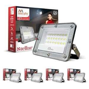 Murphy Stellar 20W 6500K Aluminium Cool White LED Flood Light for Outdoor (Pack of 5)