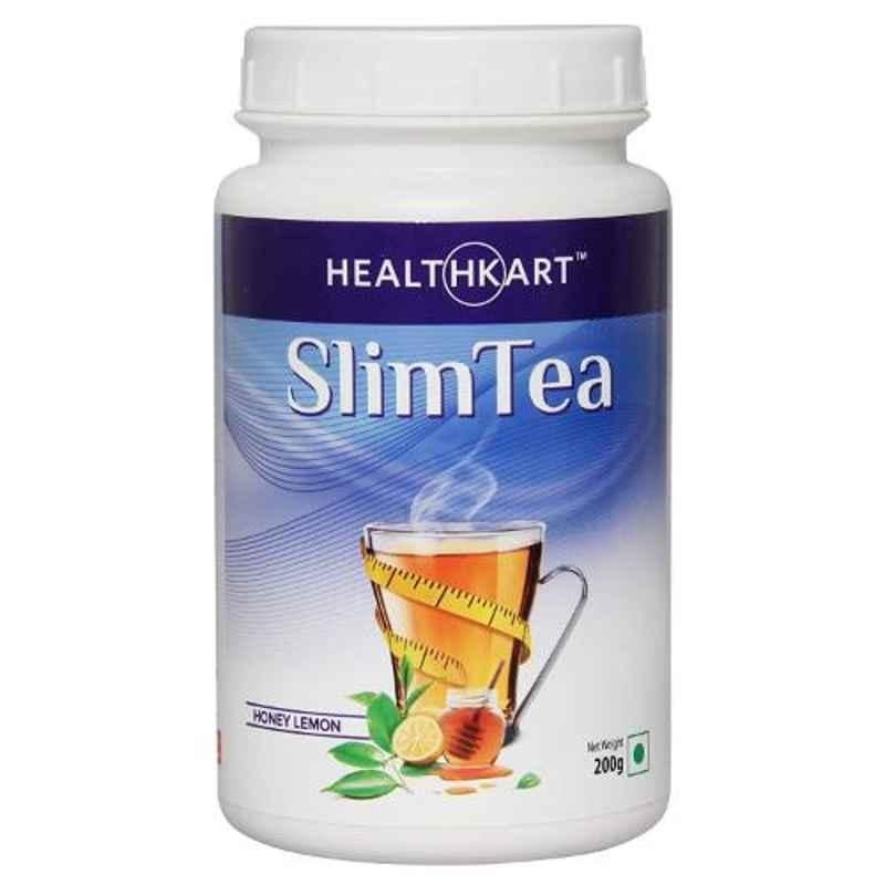 Healthkart 200g Honey Lemon Slim Tea with Garcinia, Green Tea & Green Coffee Beans, HNUT7660-02