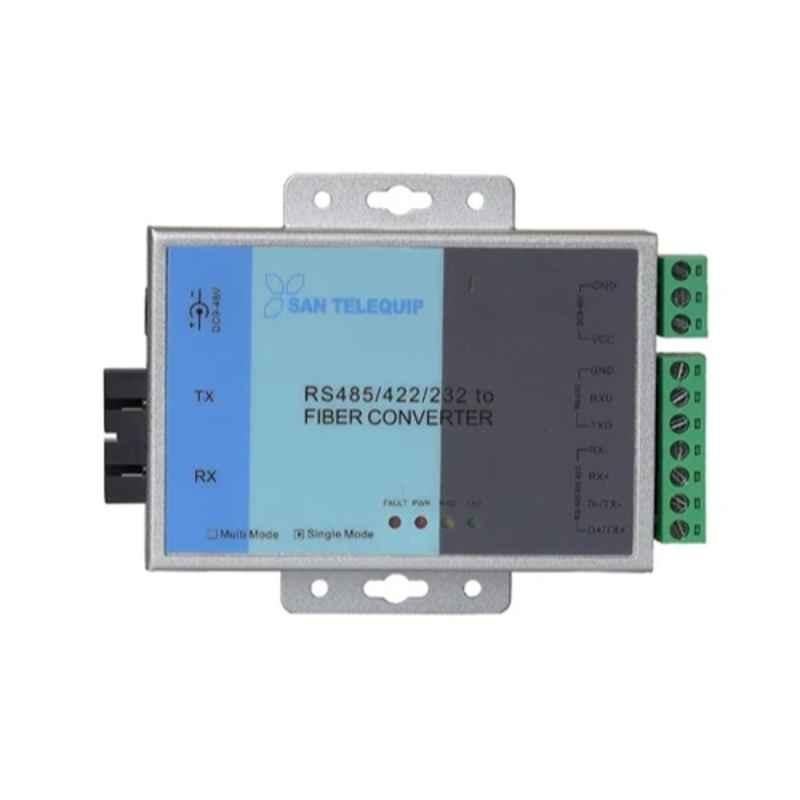 San Telequip RS232/RS485/RS422 to Fiber Multi Mode Optic Converter, SC09FSS M SC 24