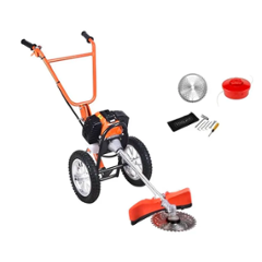Greenleaf 4 Stroke Heavy Duty Petrol Hand Grass Cutter with Brush & Wheels, GBC4